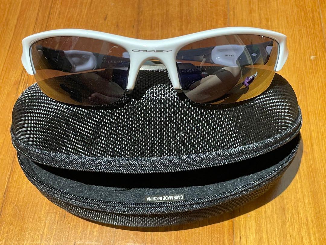 Oakley Flak Jacket White Sunglasses