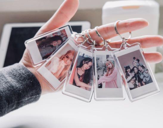 Polaroid picture keychain sale
