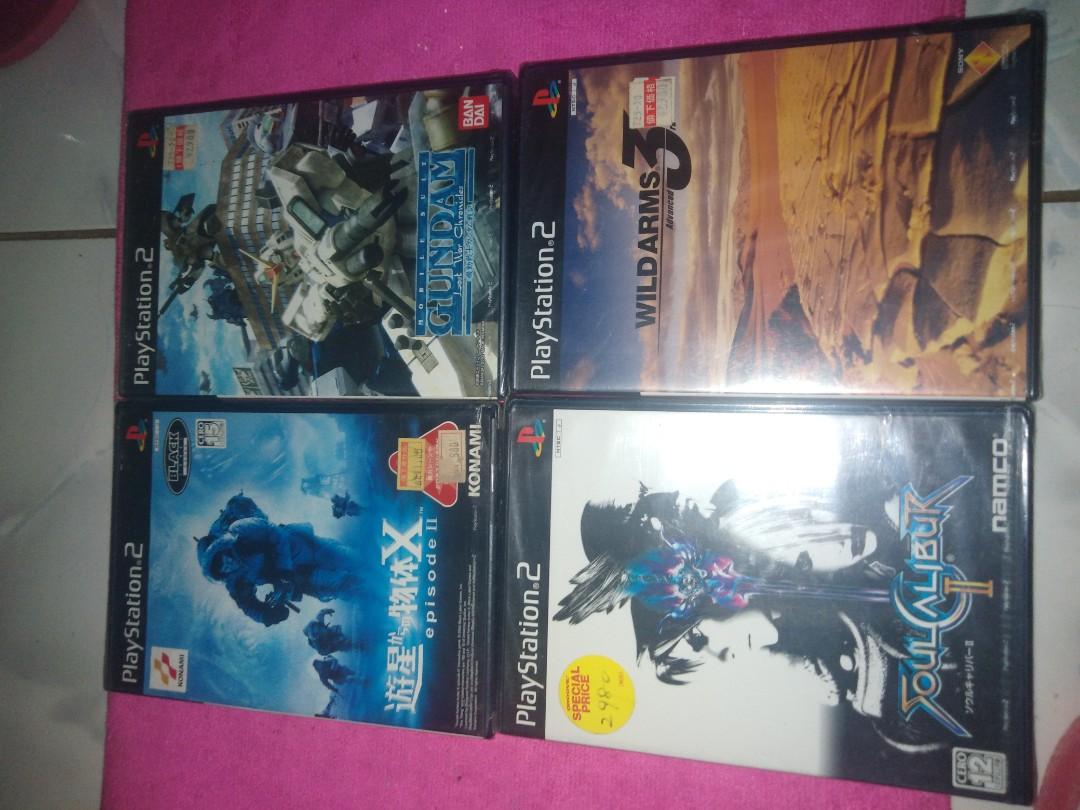 PS2 NTSC-J CD sealed (Category: PlayStation) located in Tanauan. Submitted by jekscarou (Listing ID 1086990417, Image 1). Description: PS2 NTSC-J CD sealed Soul calibur III Wild arms3 Gundam The thing Php1200 each Bundle Php 3000 CONDITION: 10/10 Payment: shipping fee gcash remaining balance after delivery Shipping: gogo express Meet up: Tanauan batangas or nearby Pick up: Brgy Gonzales tanauan batangas For inquiry call or text 09062326001 or 099