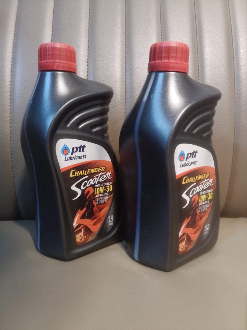 Ptt Challenger Scooter Oil 10w 30 Motorcycles Motorcycle Accessories On Carousell