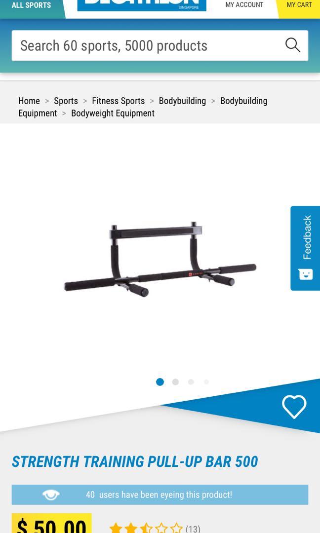 Decathlon pull deals up stand