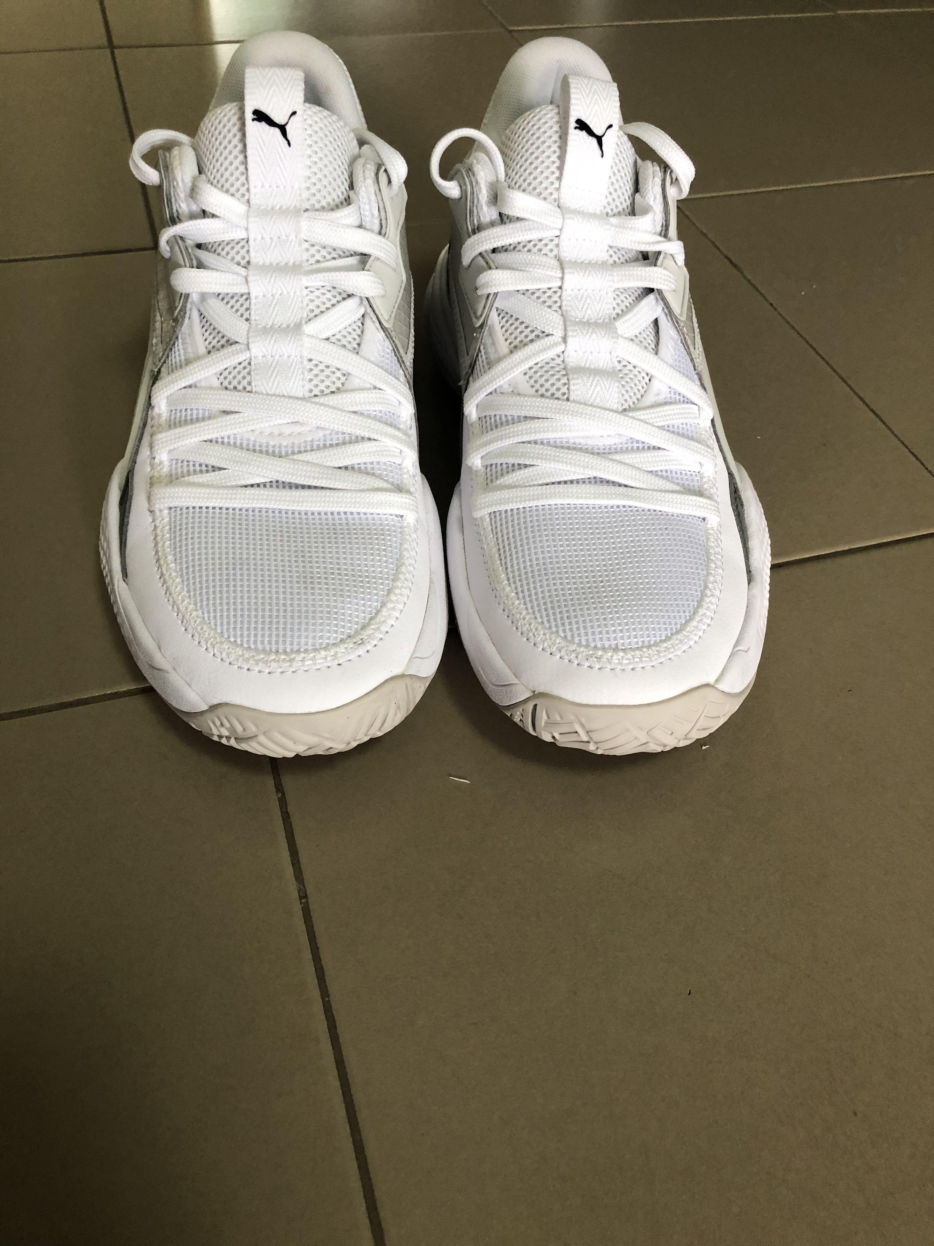 white ball shoes
