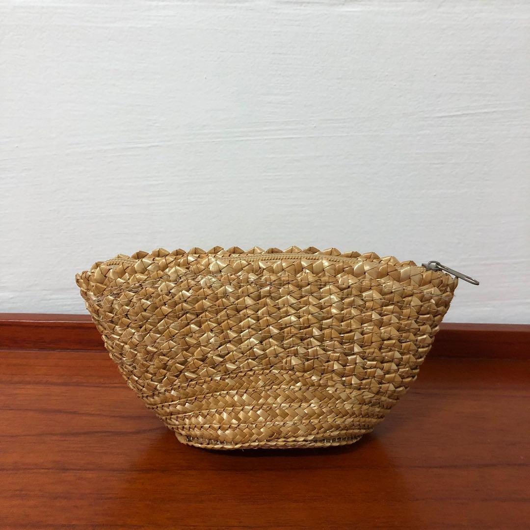 Woven Rattan Clutch Women s Fashion Bags Wallets Clutches on