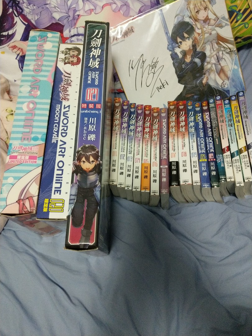 Sword Art Online Novel 書本 文具 漫畫 Carousell