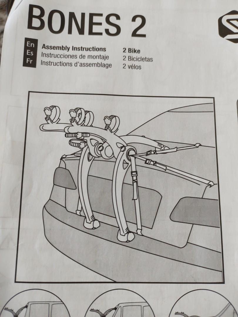 Bones 2 bike rack instructions outlet