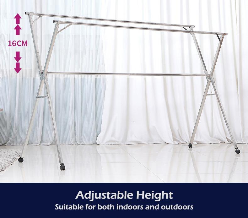Extendable Clothes Drying Rack | Laundry Hanger | Stainless Steel ...