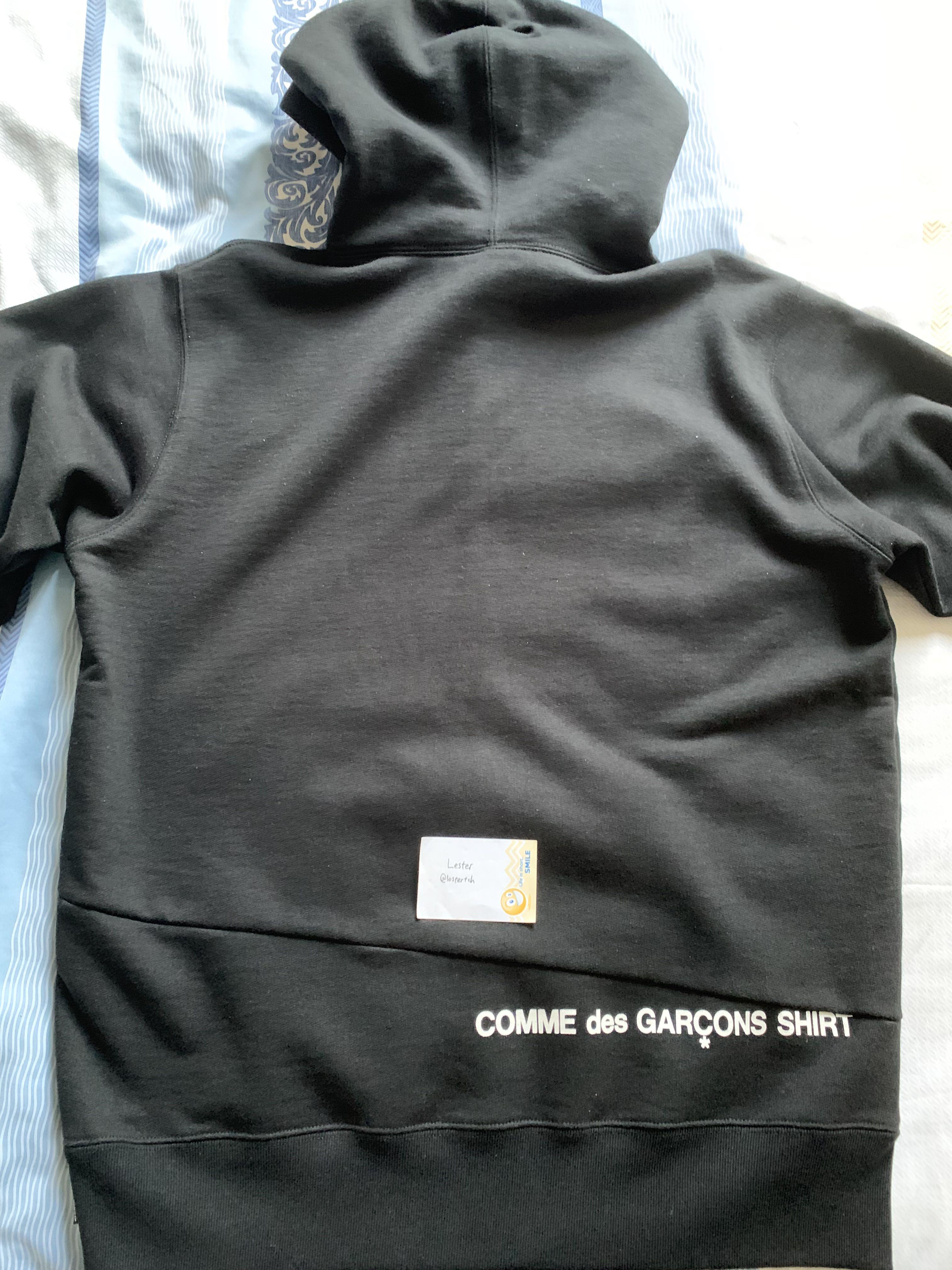 Supreme cdg deals hoodie fw18