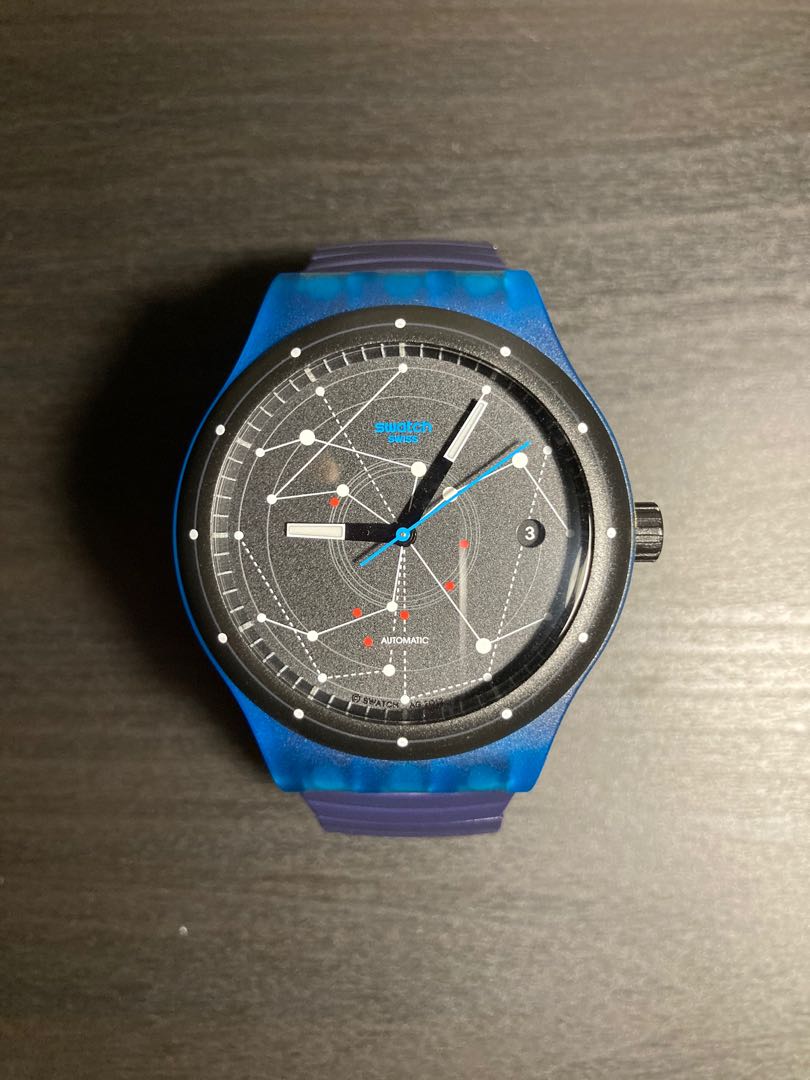 Swatch Sistem51 Automatic SUTS401 Fesyen Pria Jam Tangan di