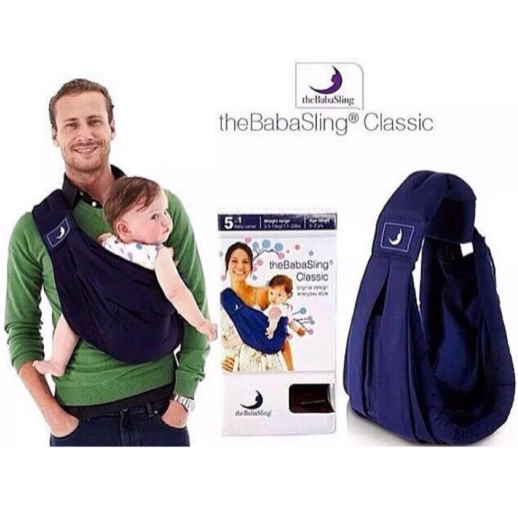 The Baba Sling Newborn Baby Carrier Classic Babies Kids Going Out Carriers Slings on Carousell