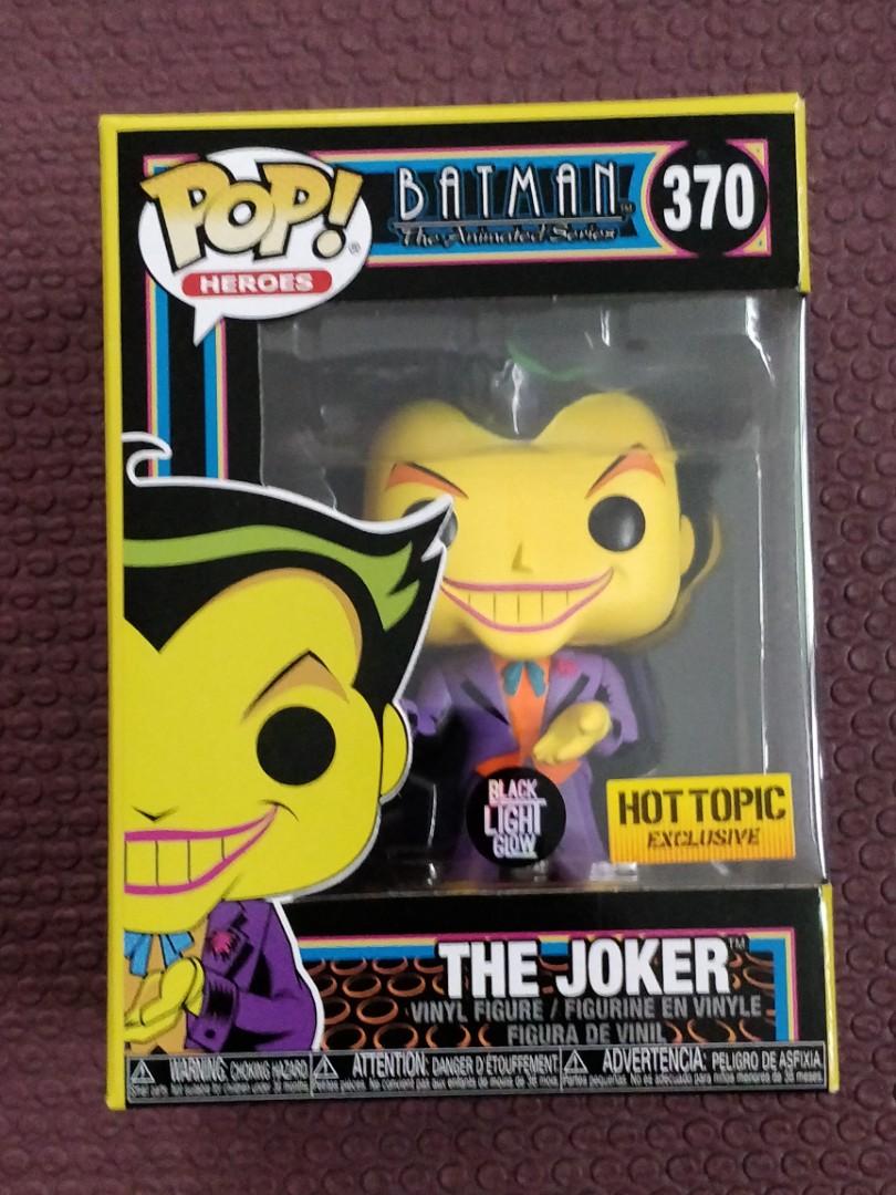 Funko Pop Vinyl Blacklight Batman Series The Joker 370 EXCLUSIVE SPECIAL EDITION 