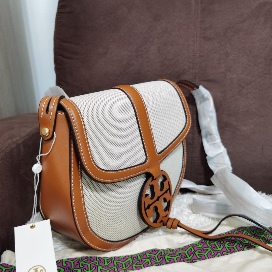 Tory burch miller quadrant saddle 2025 bag