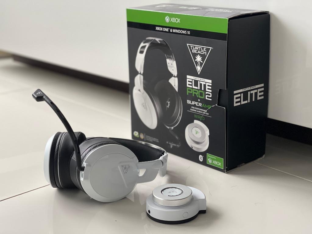 Elite Pro 2 White Pro Performance Gaming Headset for Xbox One, PS4, PC –  Turtle Beach®