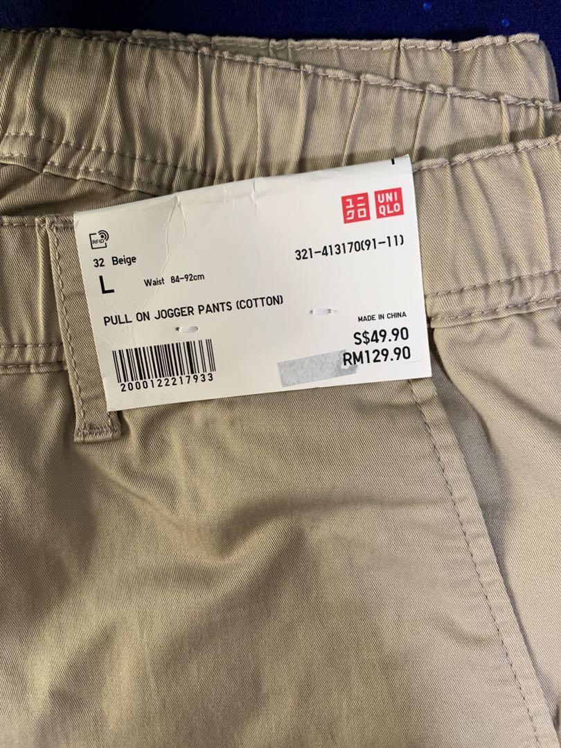 Pull on jogger pants uniqlo Clearance