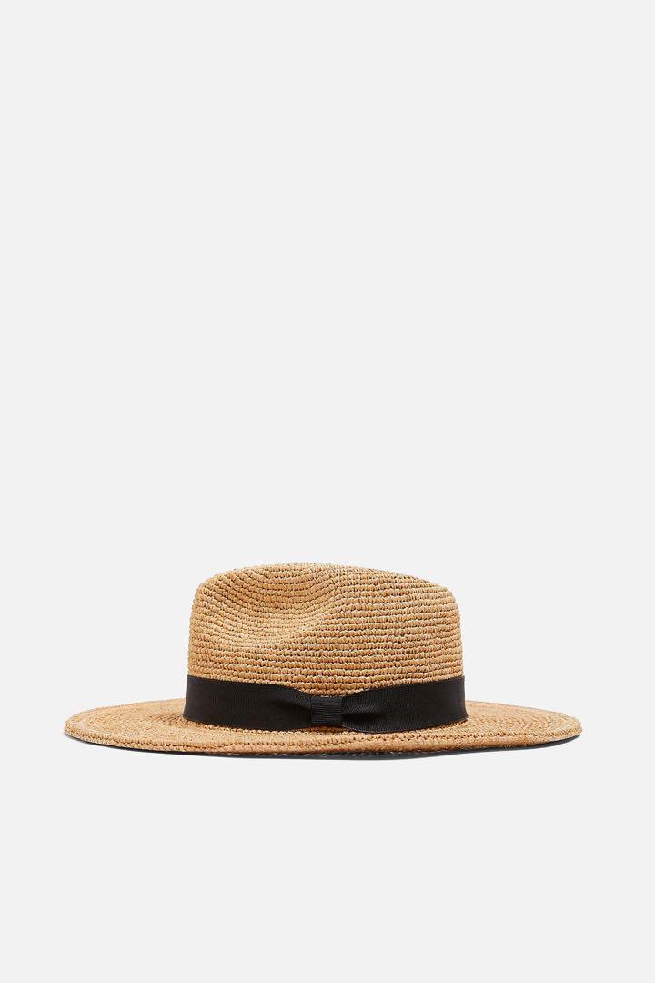 Zara straw hat clearance