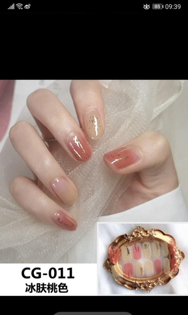 新款春夏系列指甲貼紙nail Art Sticker 送指甲挫 美容 化妝品 指甲美容 香水 其他 Carousell
