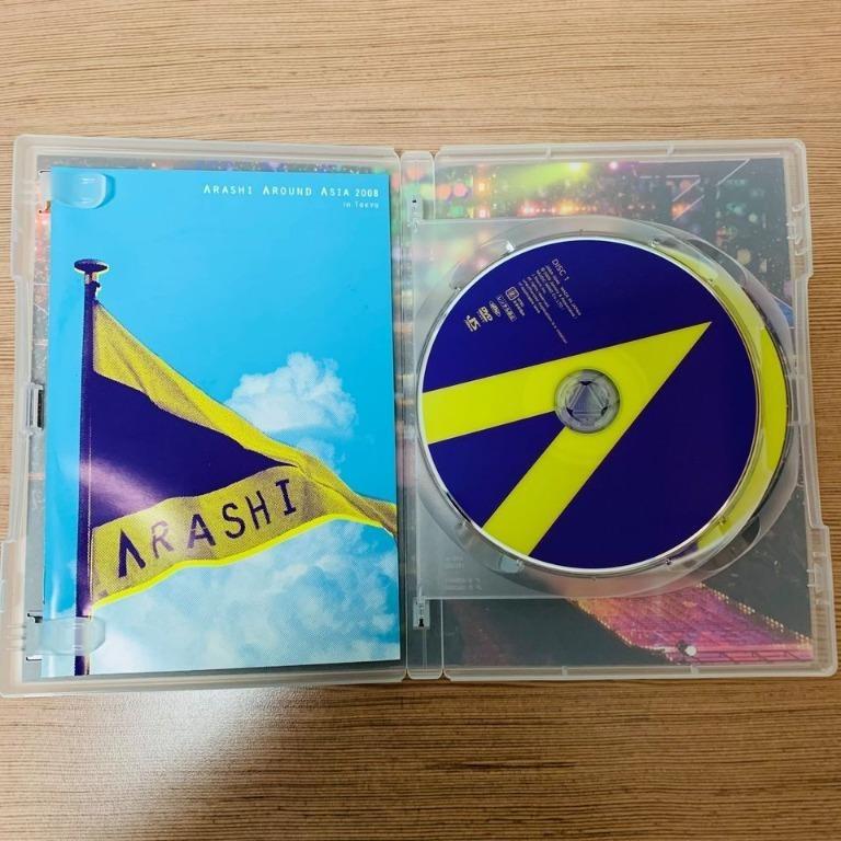 嵐ARASHI AROUND ASIA 2008 in Tokyo 日版初回DVD, 興趣及遊戲, 收藏品