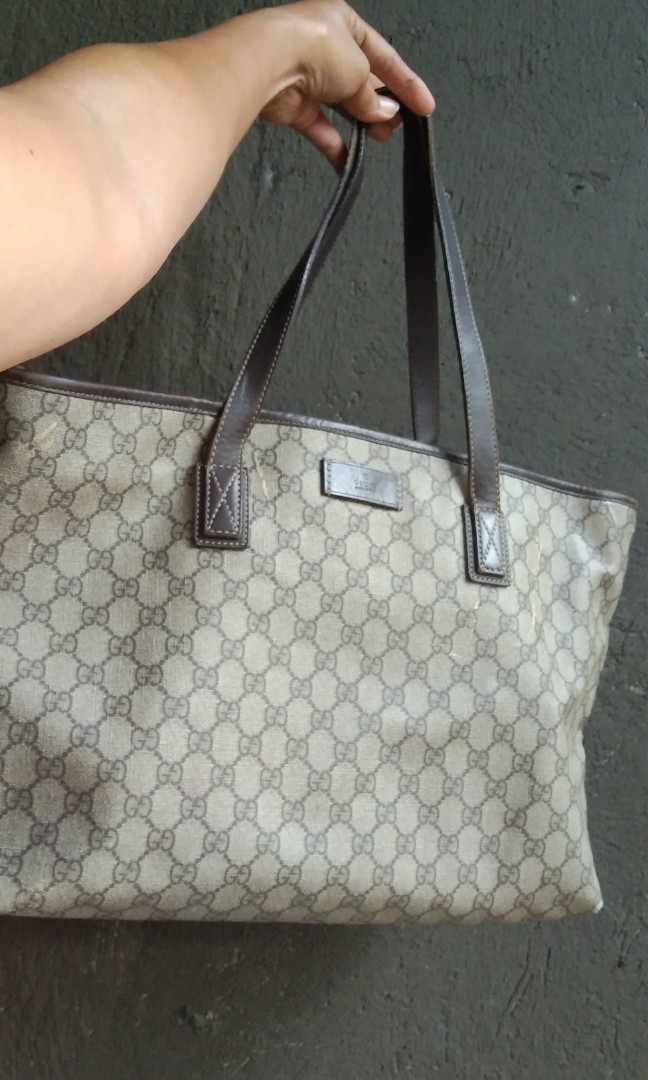 Authentic gucci tote hotsell bag