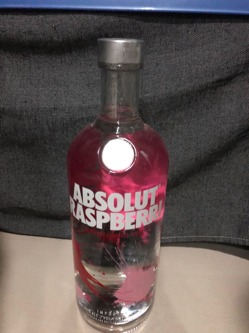 Absolut Raspberri 1L, Food & Drinks, Alcoholic Beverages on Carousell