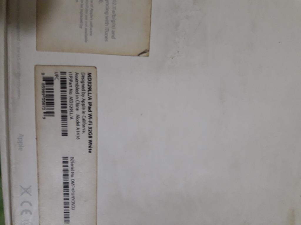Apple i pod tablet for sale (Category: Laptops & Notebooks) located in Manila. Submitted by rionava (Listing ID 1087128187, Image 1). Description: For sale apple i pod tablet with box with out camera as is good for personal use 32 gb for details just contact the seller at 09055382305.