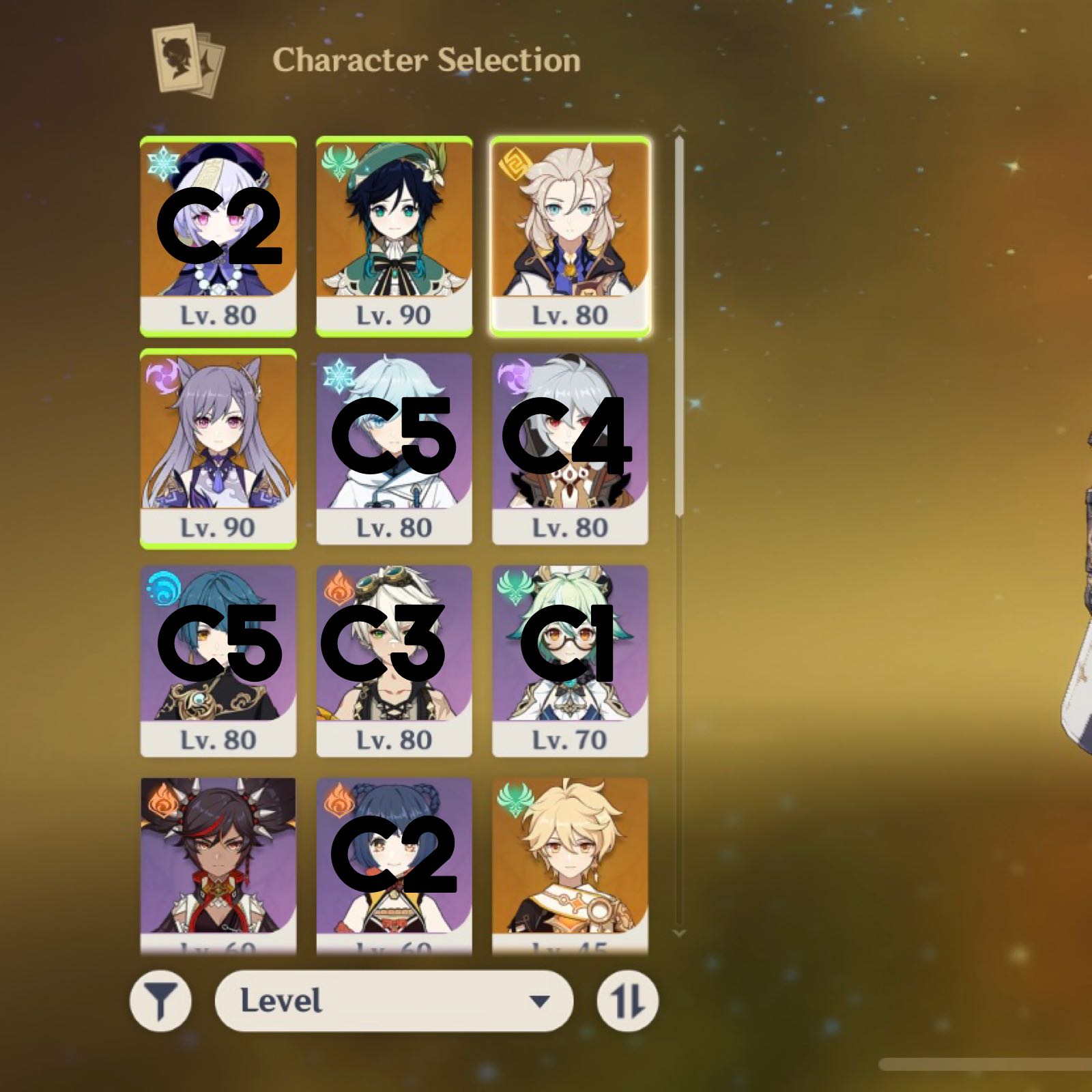 AR 54 GENSHIN IMPACT ENDGAME ACCOUNT + Albedo Keqing Venti C2 Qiqi