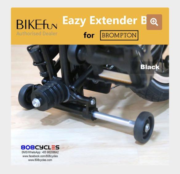 Brompton easy wheel extension clearance