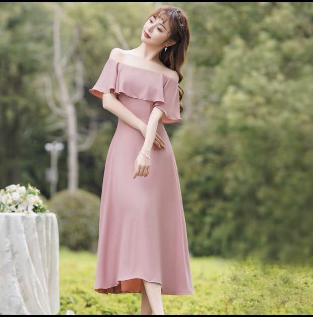 cheap light pink dresses