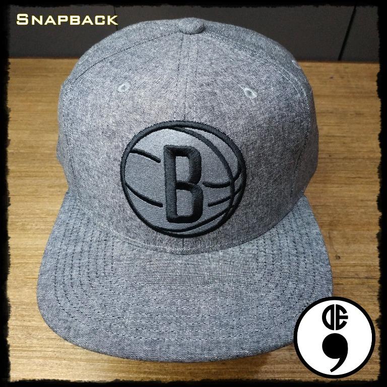 Authentic Mitchell & Ness Brooklyn Nets Grey Black Pop Snapback Hat, Men's  Fashion, Watches & Accessories, Caps & Hats on Carousell