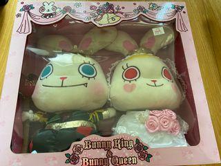 Bunny King 結婚公仔一對