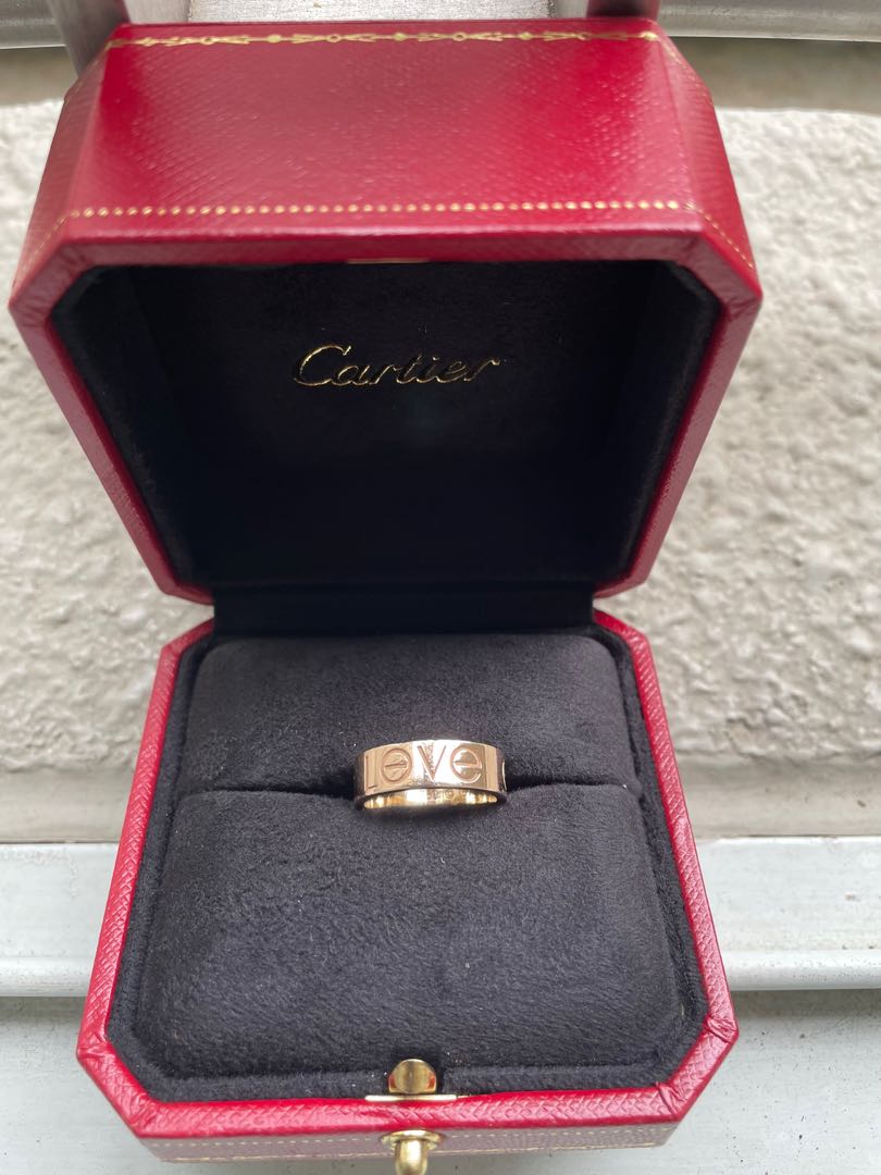 Cartier LOVE Ring Women s Fashion Jewelry Organisers Body
