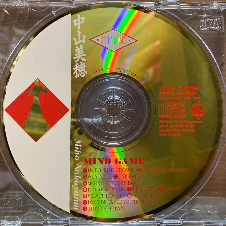 CD 中山美穂(中山美穗) Miho Nakayama Mind Game Gold Select 24K (OBI 