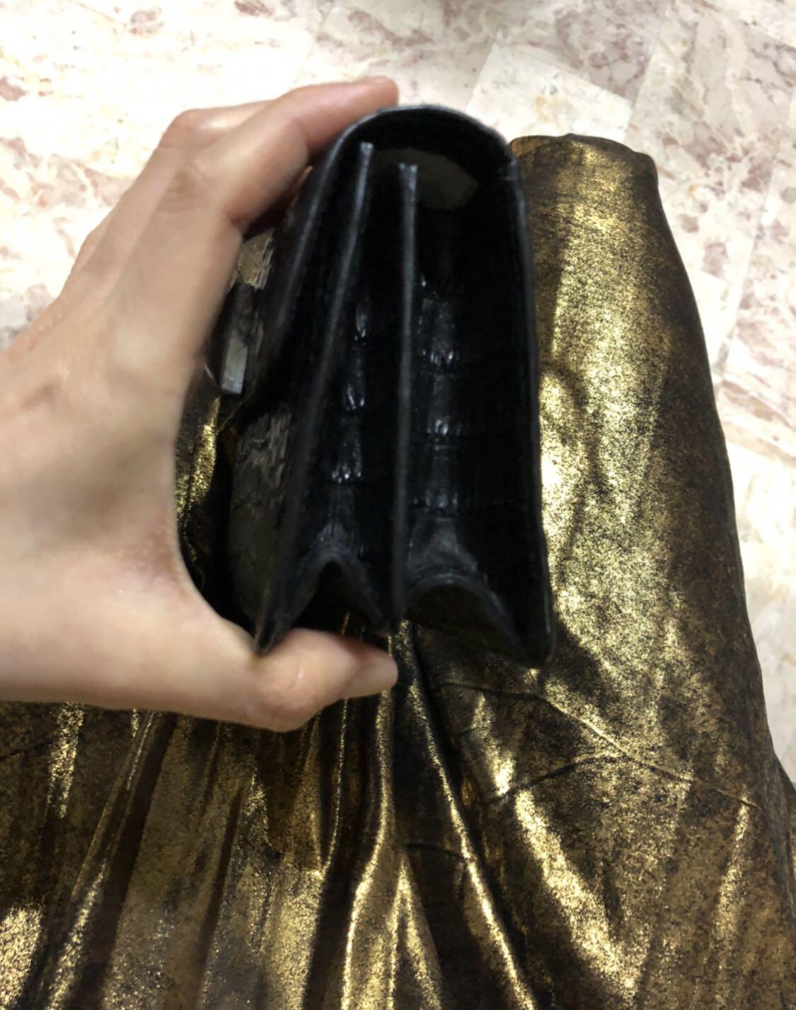Celestina Crocodile Leather Bag (Category: Luxury Bags & Wallets) located in Quezon City. Submitted by 18john (Listing ID 1087151026, Image 2). Description: Barely Used Excellent condition mother of Pearl Accent - Crocodile Leather Small Bag 6”Lx4”Hx1.7W No Haggling Buyer shoulders shipping .