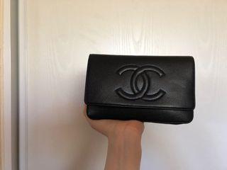 CHANEL TIMELESS CC WALLET ON CHAIN