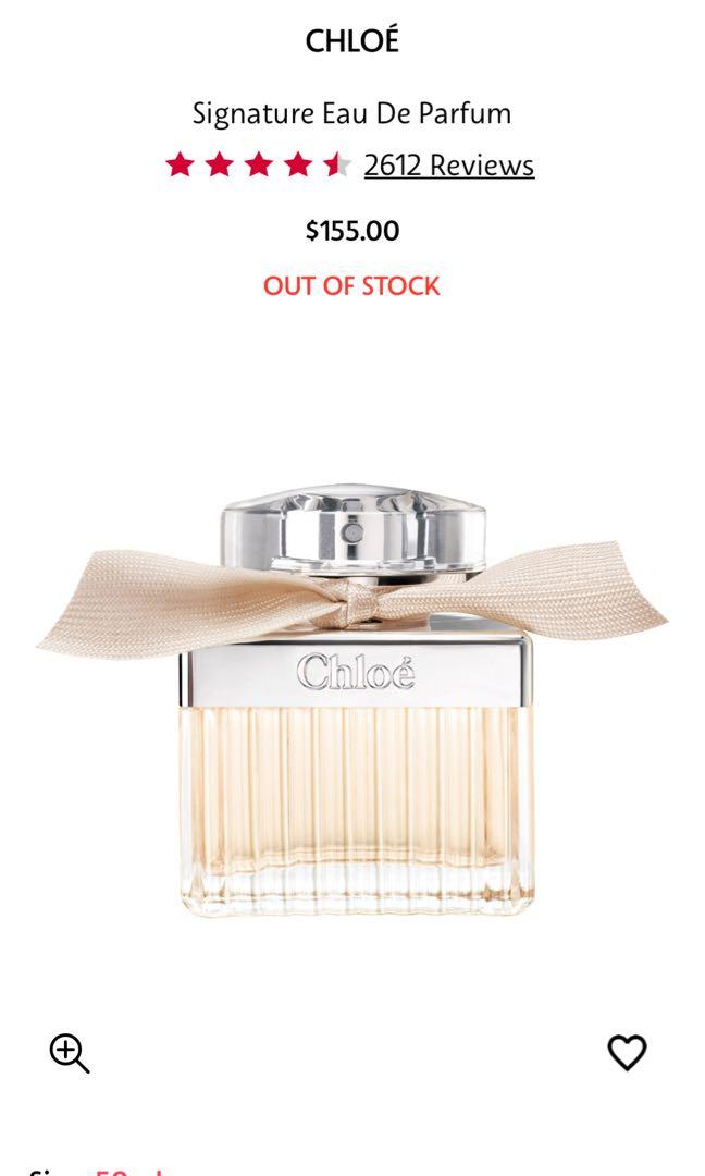 Chloe signature EDT perfume 50ml Beauty Personal Care Fragrance Deodorants on Carousell