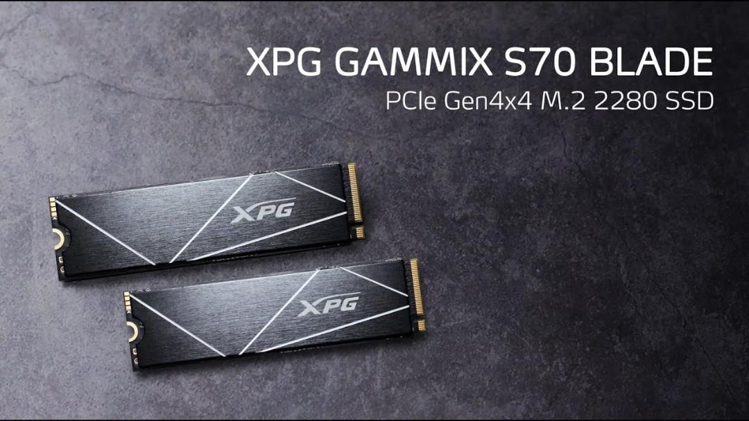 Adata XPG Gammix S70 Blade NVMe Gen4x4 SSD 1TB 2TB 4TB PS5
