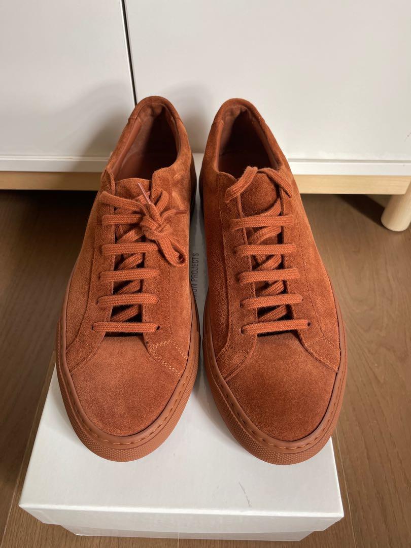 Common projects on sale rust suede
