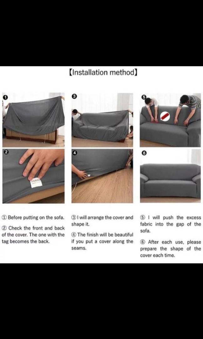 Cover Sofa Sarung 2 Seater, How To Put A Cover On Sofa