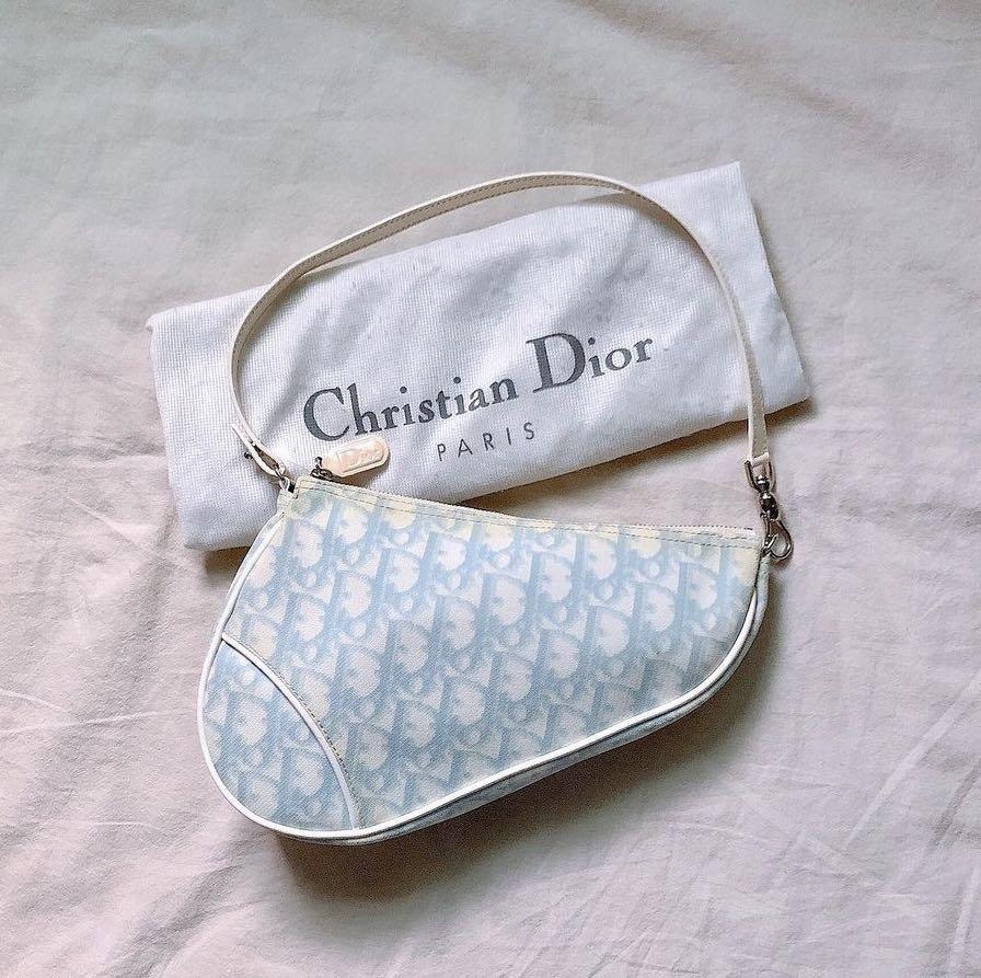 Dior saddle bag baby blue store