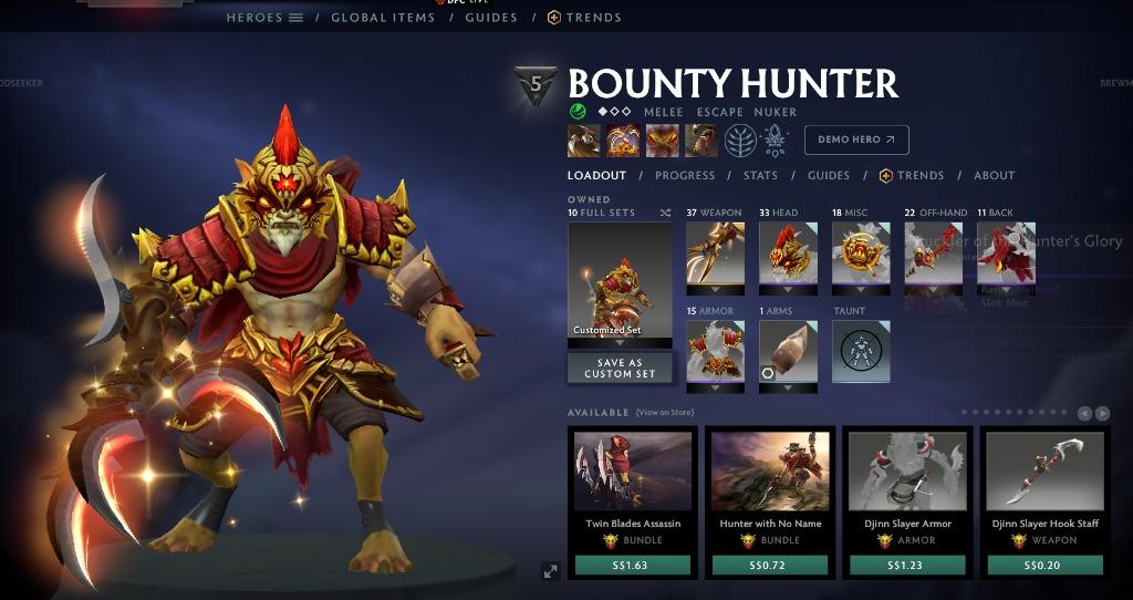 Dota 2 Sets/Items V3, Video Gaming, Gaming Accessories, Game Gift Cards ...