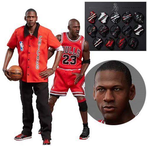 Enterbay MMS RAH HD Real Masterpiece NBA COLLECTION MICHAEL JORDAN ACTION FIGURE AWAY FINAL LIMITED EDITION NBA 1 6