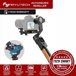 FeiyuTech Official AK2000C 3 Axis Handheld Camera Stabilizer DSLR Mirrorless Camera Gimbal Stabilizer for Sony A7C A7S3 Canon Panasonic Nikon Fujifilm,Wi-Fi/Cable Control,4.85lbs Payload