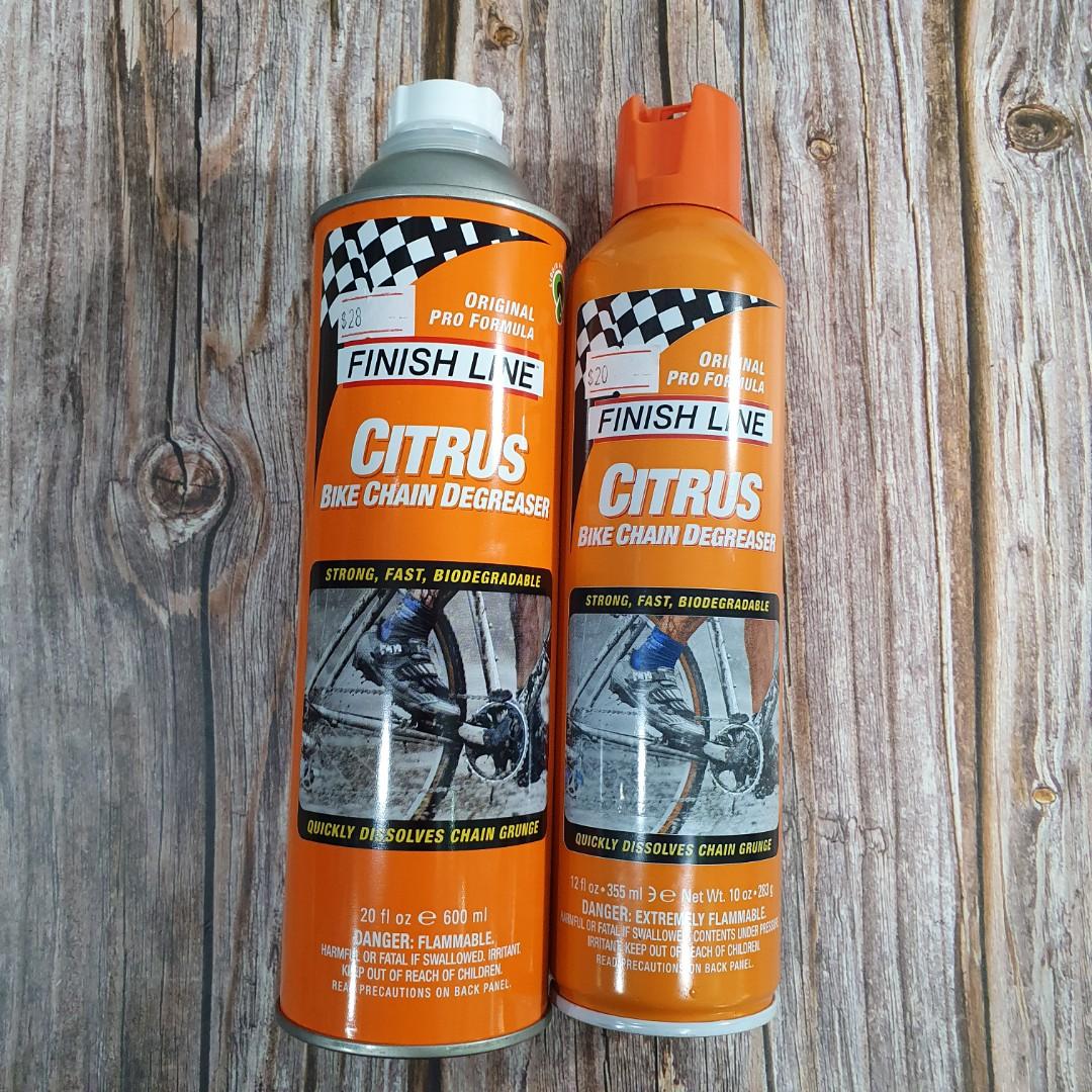 Finish Line Citrus Bike Chain Degreaser Sports Equipment