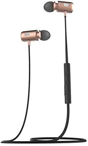 FreeDelivery Fozento Wireless Bluetooth Headphones Magnetic Bluetooth 4.2 Stereo Earphone Noise Cancelling Headsets IPX5 Sweatproof Sports Earbuds with Microphone for Running Exercise Gold Audio Headp...