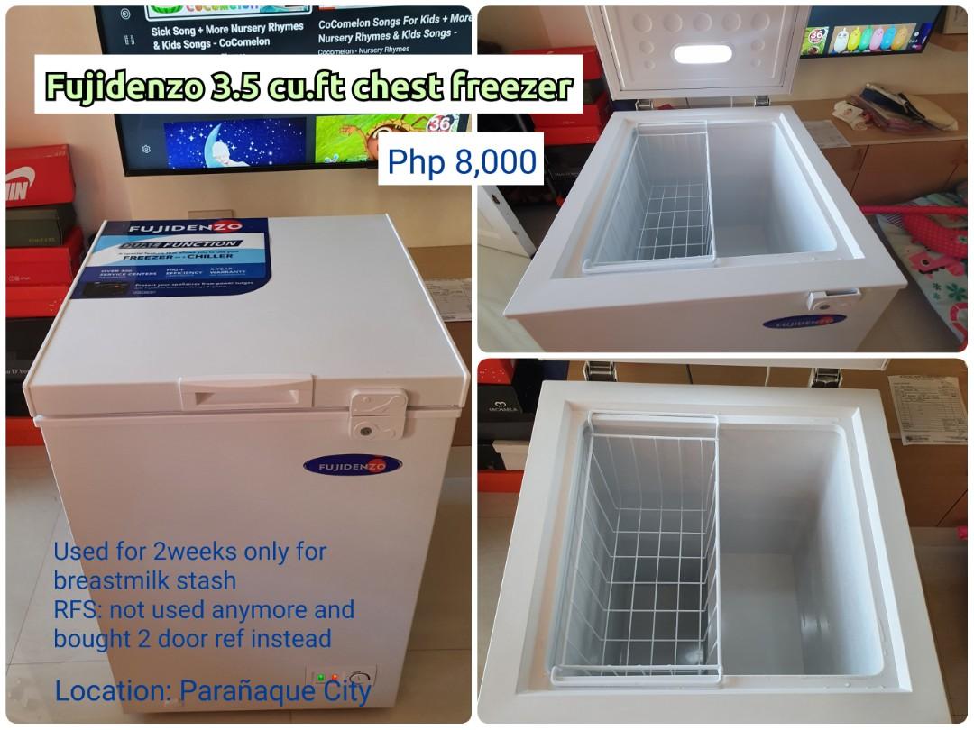 Fujidenzo 3.5 cu shop ft freezer
