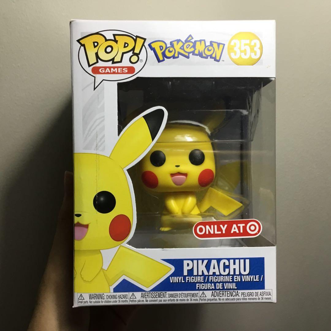 Funko Pop Pokemon Pikachu Target Stickered Hobbies Toys Toys
