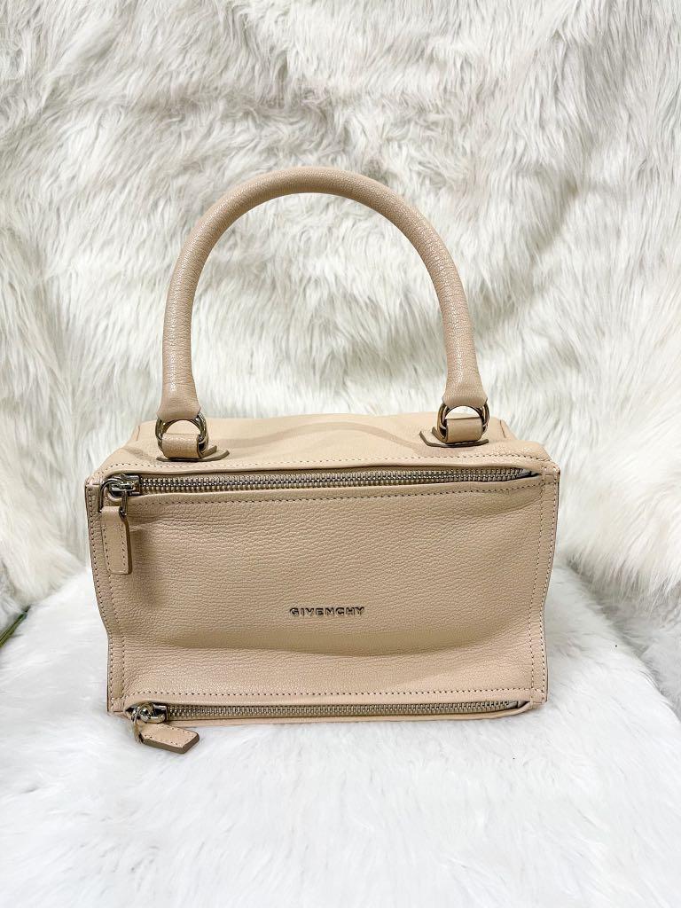 Givenchy Pandora Small Beige Goatskin Luxury Bags Wallets on