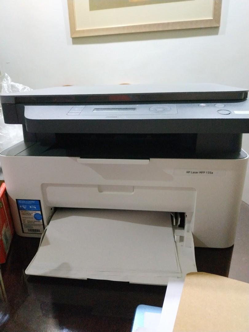 HP Laser MFP 135a (scan, print, copy), Computers \u0026 Tech, Printers, Scanners  \u0026 Copiers on Carousell