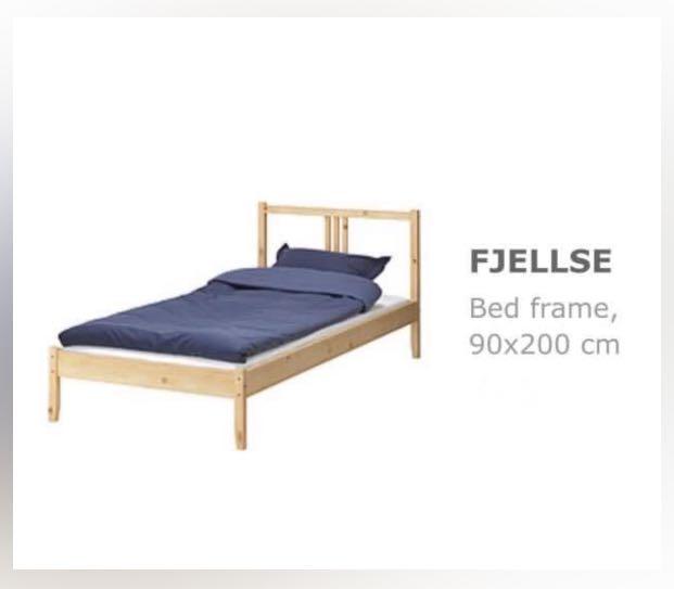 ikea single bed frame furniture home living furniture bed frames mattresses on carousell