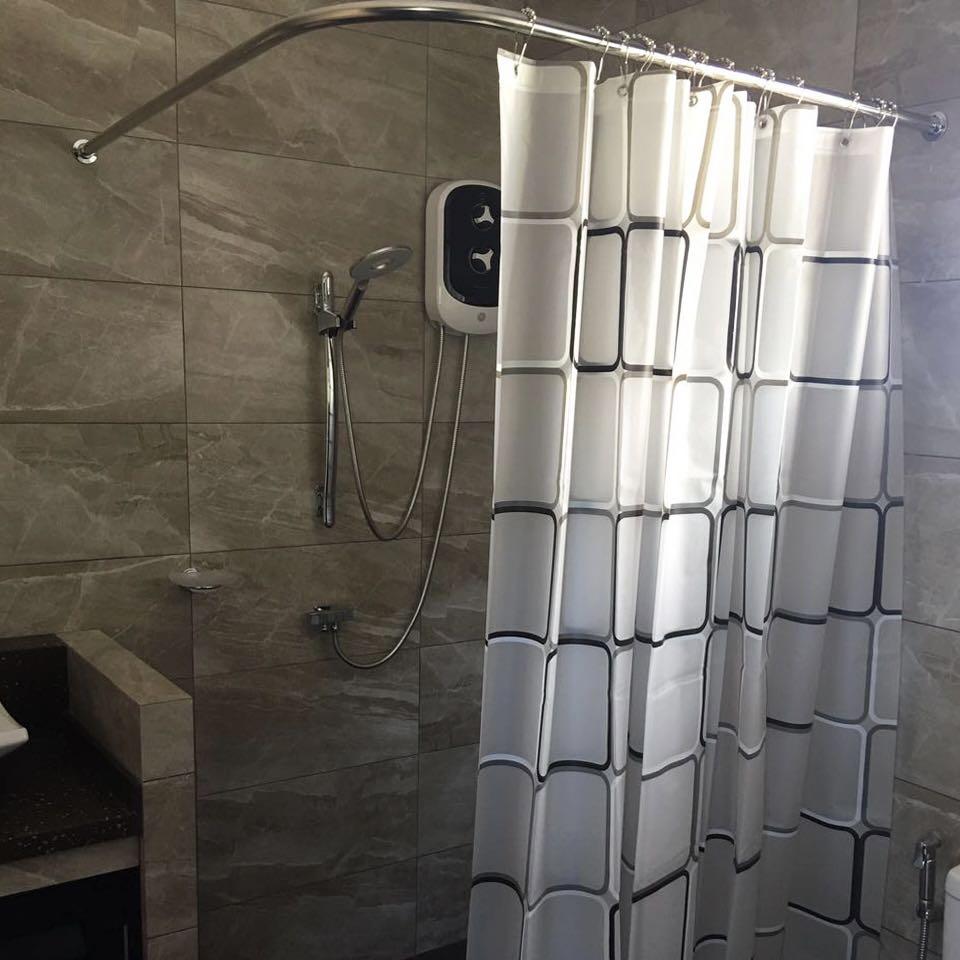 L Shaped Shower Curtain Rod Singapore Two Birds Home