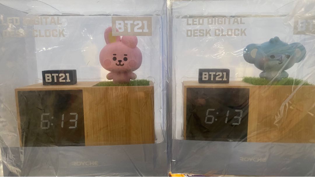 INSTOCKOfficial BT21 baby LED digital clock/alarm, Hobbies & Toys, Memorabilia & Collectibles