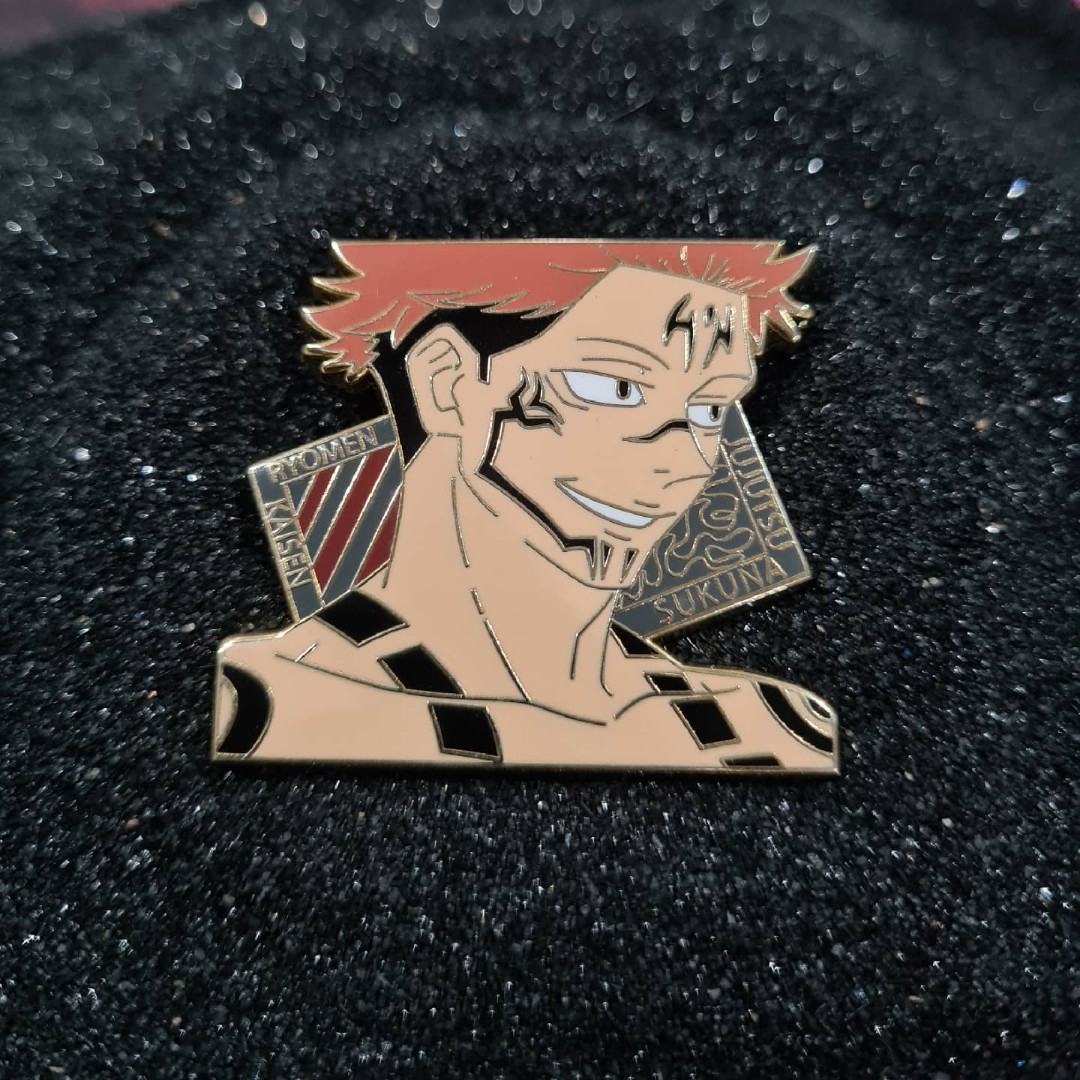 Jujutsu Kaisen Ryomen Sukuna Fanart Enamel Pin Telegram Channel In Description As Well Hobbies Toys Memorabilia Collectibles Fan Merchandise On Carousell